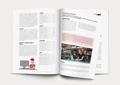 Tištěná a digitální brožura na téma E-commerce